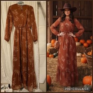 Elegant Floral Women's Dress